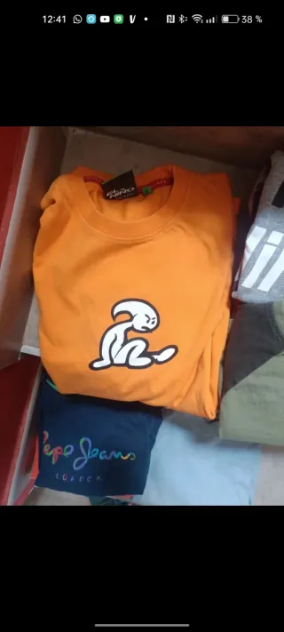 Lote de camisetas variadas