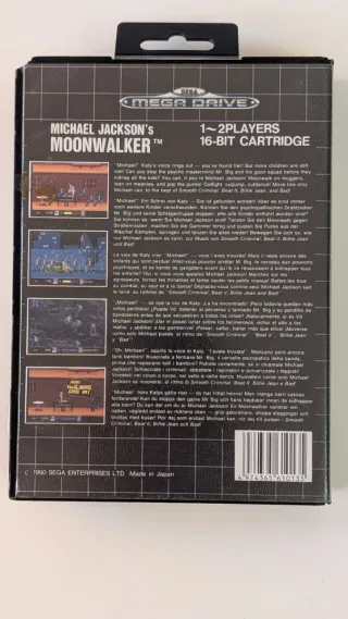 Michael Jackson Moonwalker Mega Drive Sega