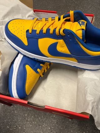 Nike Dunk Low Retro blue jay/university gold tg 46