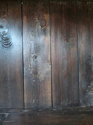 Armadio credenza fine secolo XIX in legno massello