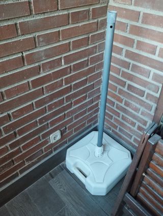 Pie de sombrilla de exterior