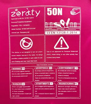 Chaleco salvavidas infantil Zeraty