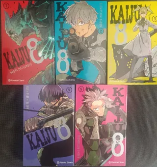 Tomos de manga kaijuu n°8, 1-5