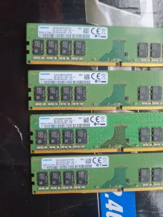 Kit 32GB RAM Samsung 2666mhz (4 x 8gb 2666v)