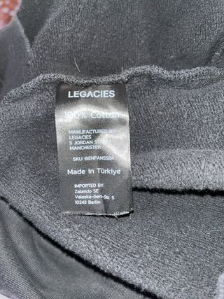 Sudadera LEGACIES Negra Hombre