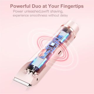 Afeitadora Eléctrica 2 en 1 para Mujer