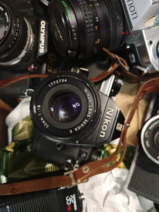 Lote Cámaras Fotográficas Antiguas