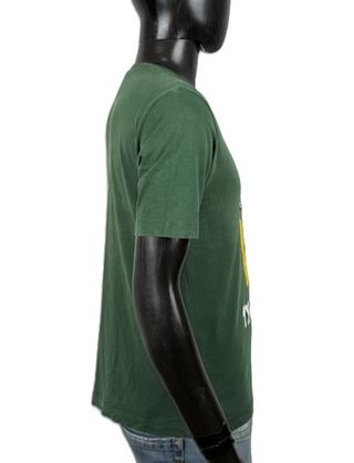 T-shirt Love Moschino Uomo S Verde Stampa LOVE