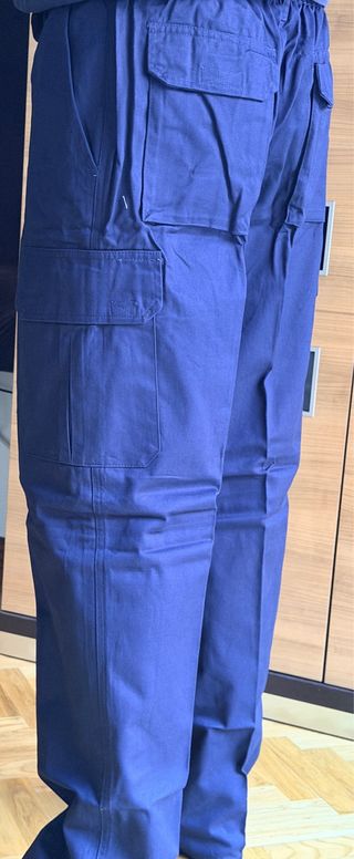 Pantaloncini cargo blu da uomo per lavoro T-50
