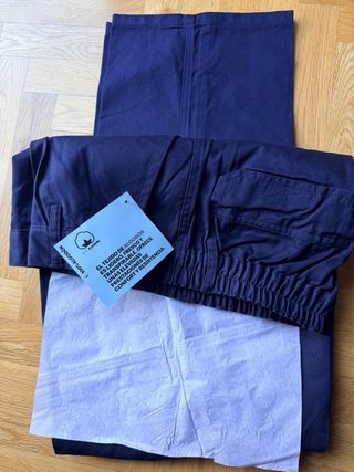 Pantaloncini cargo blu da uomo per lavoro T-50