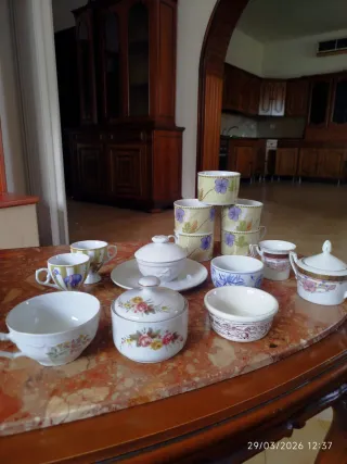 Set 15+ Pezzi Porcellana Vintage - Caffè/Zuccherie