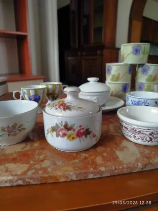 Set 15+ Pezzi Porcellana Vintage - Caffè/Zuccherie