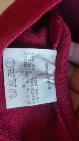 Jersey pico caballero talla 58