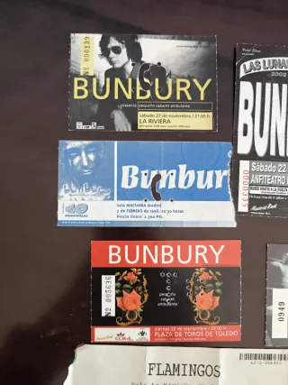 Colección entradas Bunbury