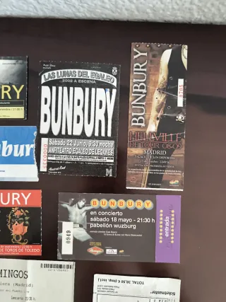 Colección entradas Bunbury