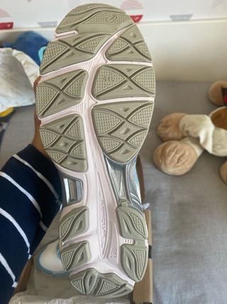 Zapatillas Asics Gel Nuevas Talla 42 Azul/Blanco