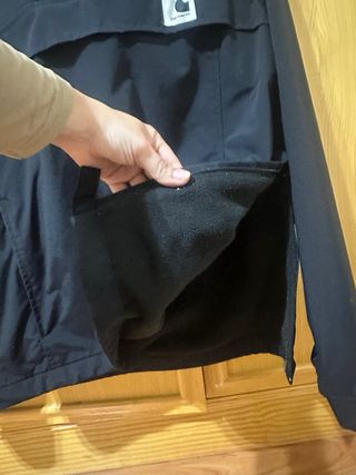 Chaqueta Cortavientos Carhartt Negra