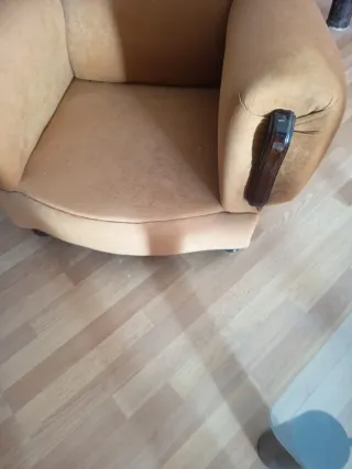 Sillón recien tapizado  sin haberlo usado