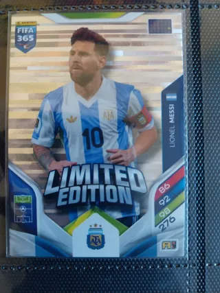 Carta Messi Edición Limitada FIFA 365