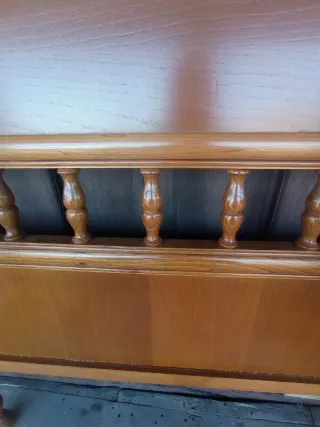 Cabecero de madera para cama de 90