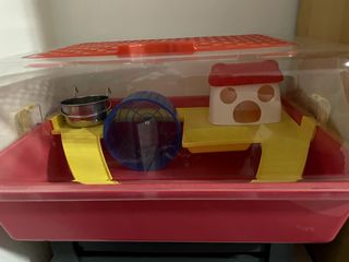 Gabbia per criceti con accessori