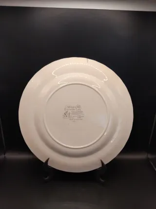 🇬🇧 Plato de porcelana inglés Staffordshire azul