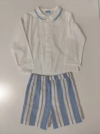 Conjunto bebé 2 años camisa y pantalón