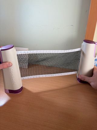 Red Ping Pong Portátil + Pelotas Dibujadas