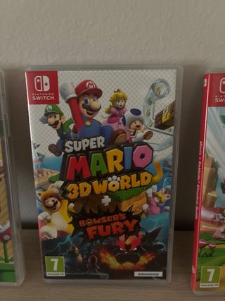 Lote 3 juegos Mario Nintendo Switch