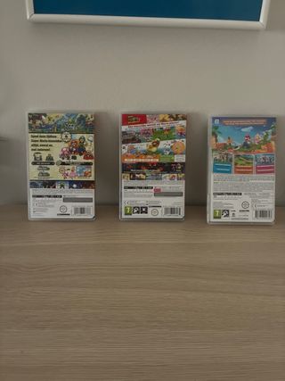 Lote 3 juegos Mario Nintendo Switch