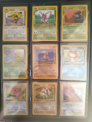 Cartas Base Set - Jungla - Fossil 1ª Edición 🇪🇸