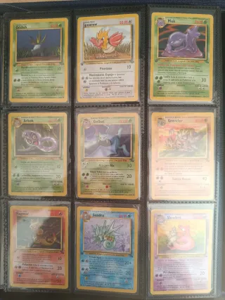 Cartas Base Set - Jungla - Fossil 1ª Edición 🇪🇸