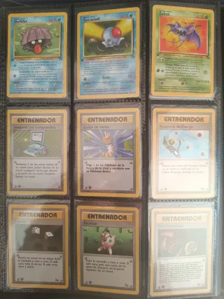 Cartas Base Set - Jungla - Fossil 1ª Edición 🇪🇸