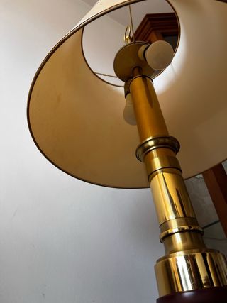 Lámpara Vintage Metal y Madera