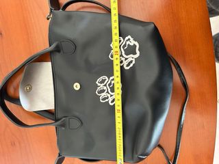 Set 2 Borsette Nere con Zampe