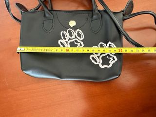 Set 2 Borsette Nere con Zampe