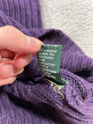 Jersey Punto Cremallera Ralph Lauren Morado Size S