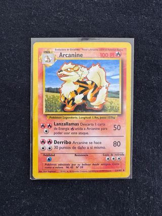 Arcanine Base Set 23/102 Carta Pokémon (1999)