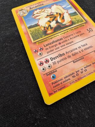 Arcanine Base Set 23/102 Carta Pokémon (1999)