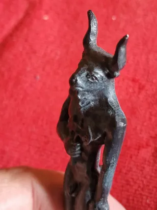 Minotauro Statuetta Metallo cm. 12