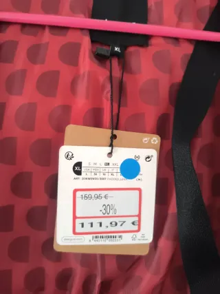 Chaquetón Desigual Mujer Rojo