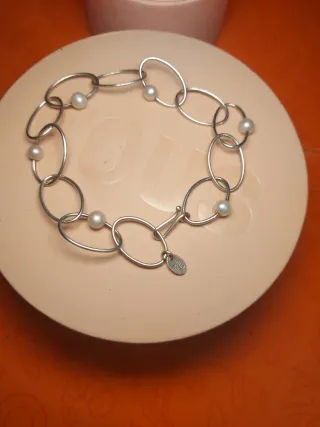Pulsera Tous Plata y Perlas