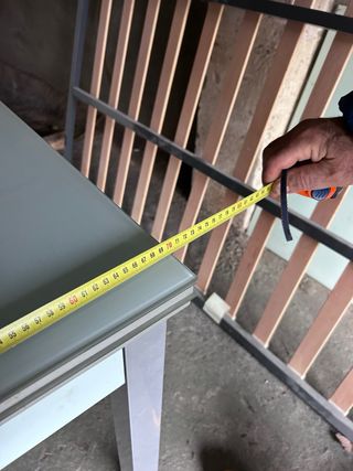 Mesa de comedor extensible cristal y metal