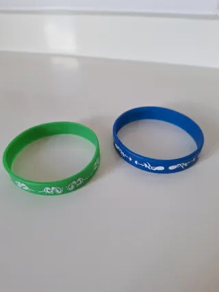 Pulseras RBD Azul y Verde