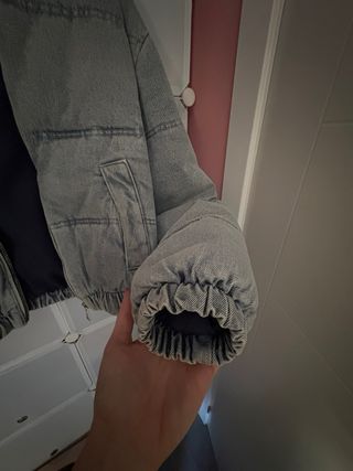 Cazadora acolchada vintage denim,Bershka