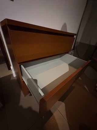 Cómoda IKEA MALM 3 cajones roble