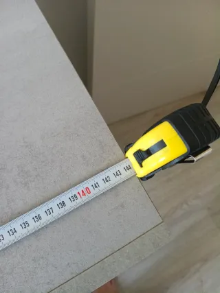 Aparador 1.44m Gris y Blanco