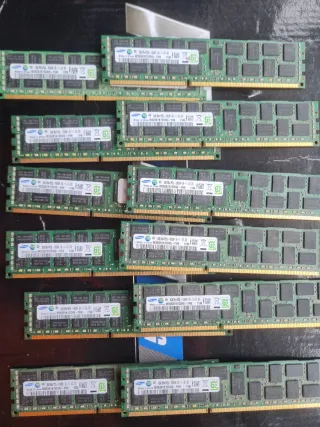 Lote 12x Samsung RAM DDR3 Servidor 8GB PC3L 10600R