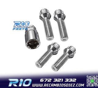 TORNILLOS ANTIRROBO LARGOS 12X125 CÓNICO