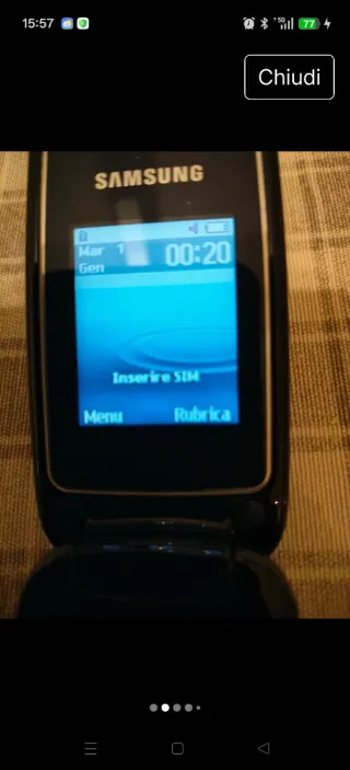 Samsung E1270 Cellulare a conchiglia